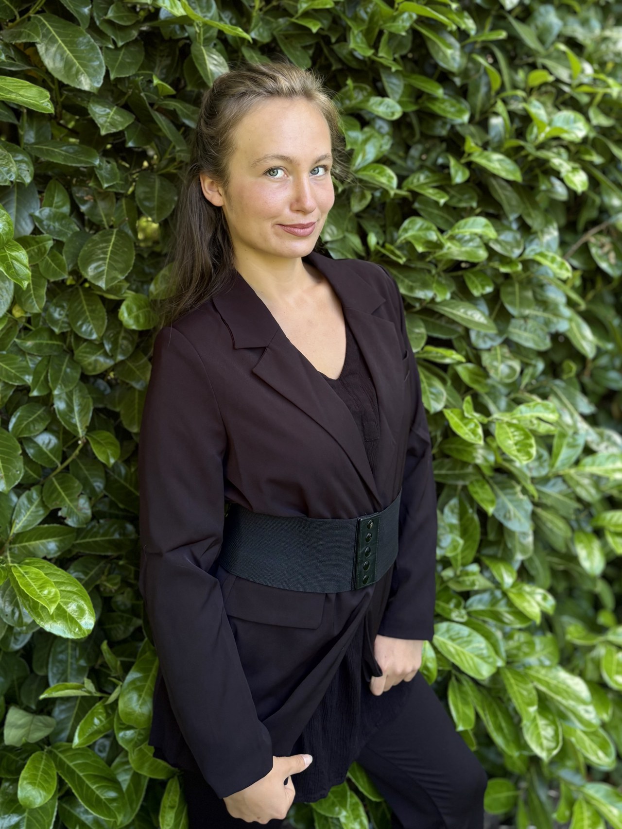 Elisa Francesca Büsch bei einer Trauerfeier